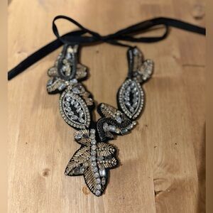 Elegant Black and Gold Beaded Necklace